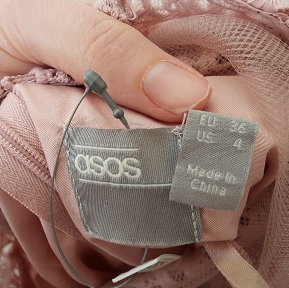 ASOS Pink Ninja Mini Ballerina Dress 4P NWT - Picture 4 of 7